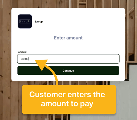 Rvvup - Let Customers Set the Payment Link Amount