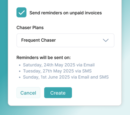 Set up Invoice Payment Reminders