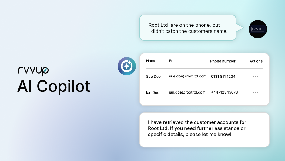 Use Rvvup Copilot to retrieve customer details